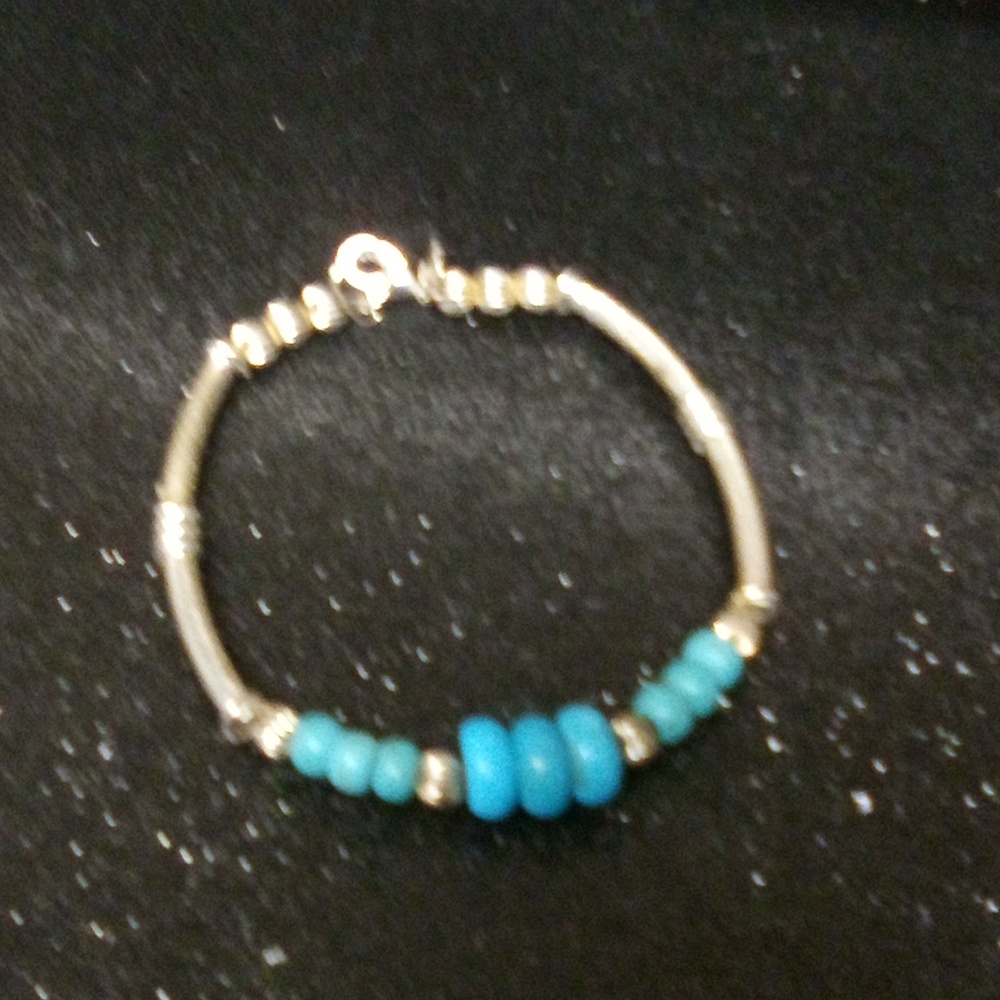 Handmade silver plated bracelet